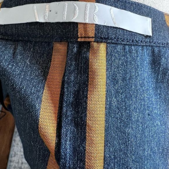 Exaggerated Ruffle Striped Cotton Top - Picture 8 of 10